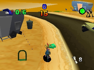 Paperboy (USA) In game screenshot